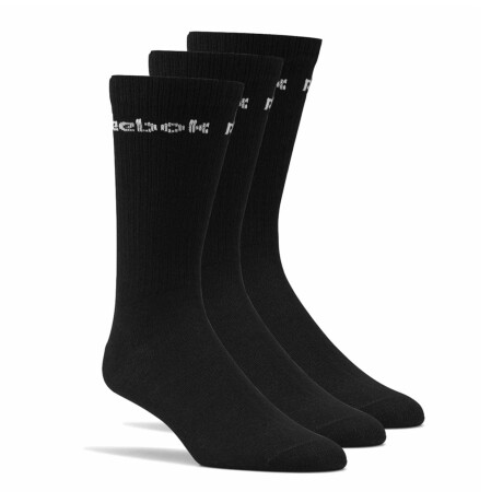 Medias Deportivas Infantiles Altas Reebok Training Pack X3 Negro