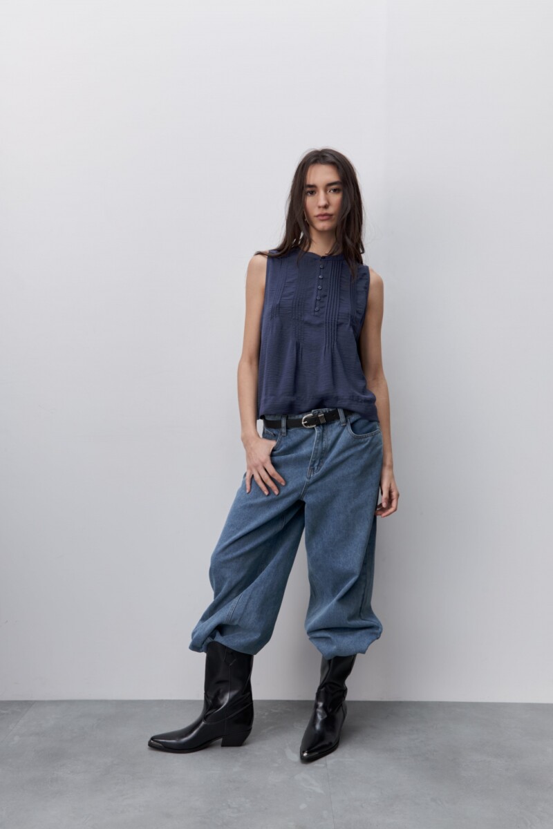 BLUSA NUPA Azul Marino