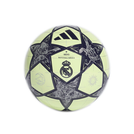MINI PELOTA adidas UCL REAL MADRID Lime & Black
