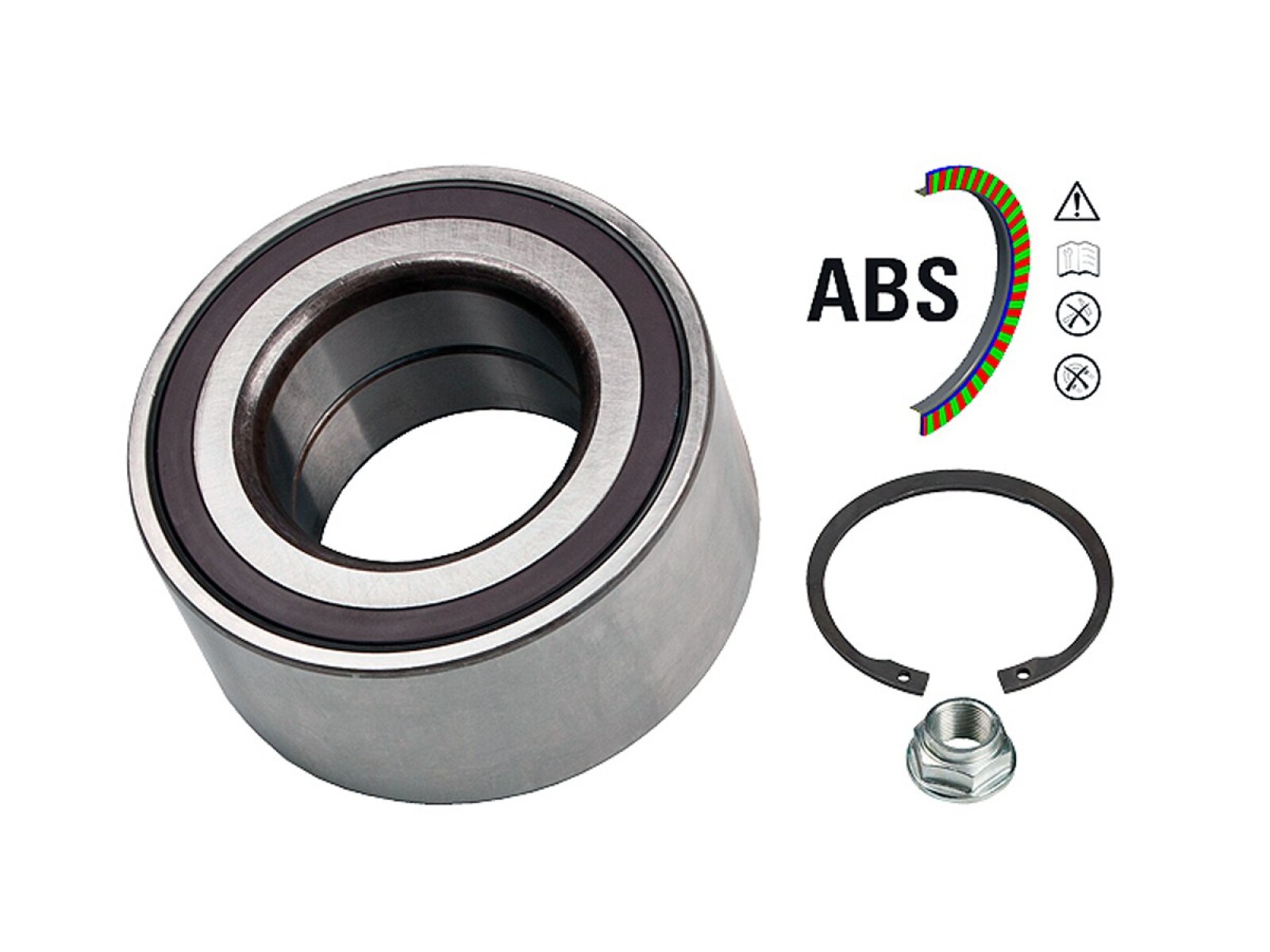 Rueda Del Rod Doble HileraSuzuki Ertiga/Sx4/Vitara 08-25 int.Ø45x ext.Ø84x39 