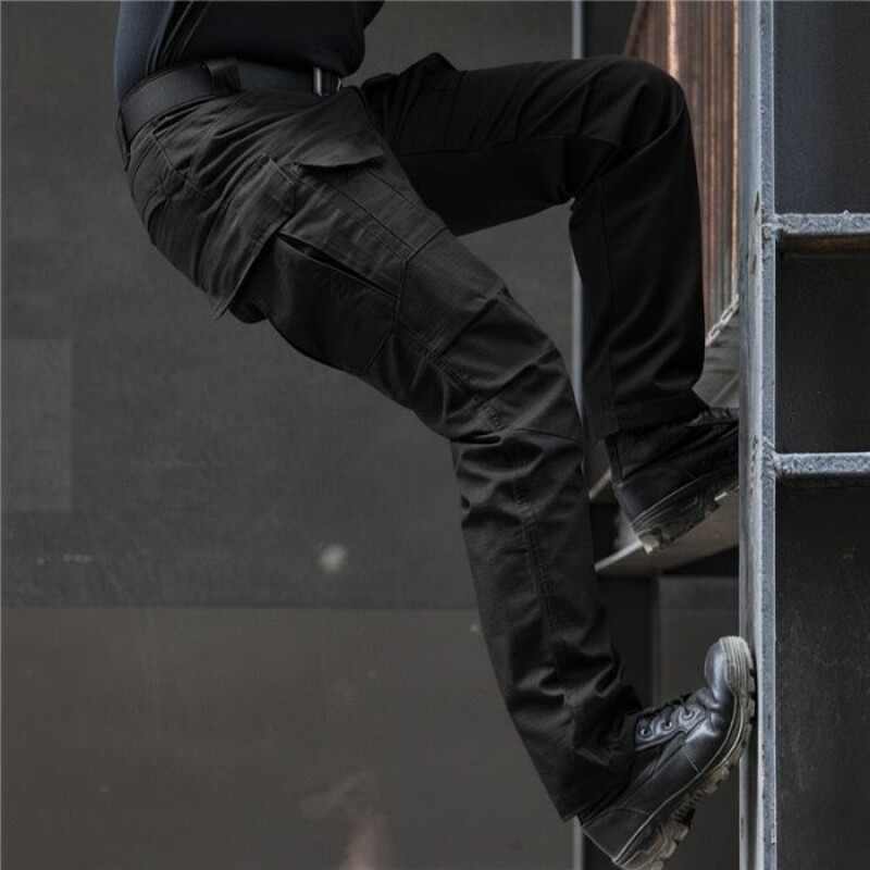 Pantalón Tácticos Anti Desgarro Reforzado Impermeable negro