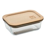 RECIPIENTE BOROSILICATO/MADERA 650ML BERGNER RECIPIENTE BOROSILICATO/MADERA 650ML BERGNER