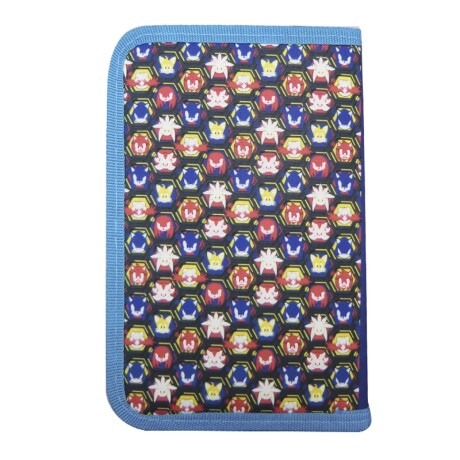 Cartuchera de 1 Piso Infantil Sonic