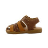 Angus Sandalia Niño Franciscana C/ Pulsera Y Velcro Camel-marron