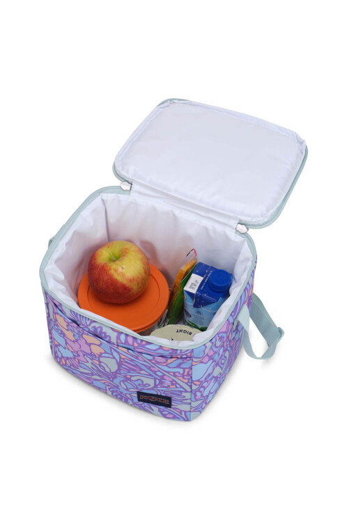 Super Snack Fluid Floral Pastel Lilac