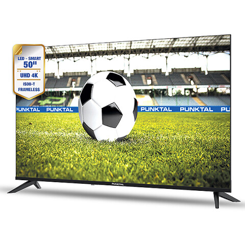 TV PUNKTAL 50” PK-50SFL 4K FRAMELESS SMART Sin color
