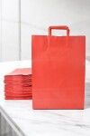 Pack x 50 - bolsa lisa 30x12x41 cm. ROJO