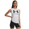 UA Logo Tank-PNK WHT-101