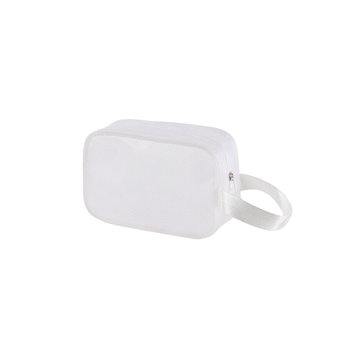 Neceser impermeable con asa - 20x12x7cm - Blanco 