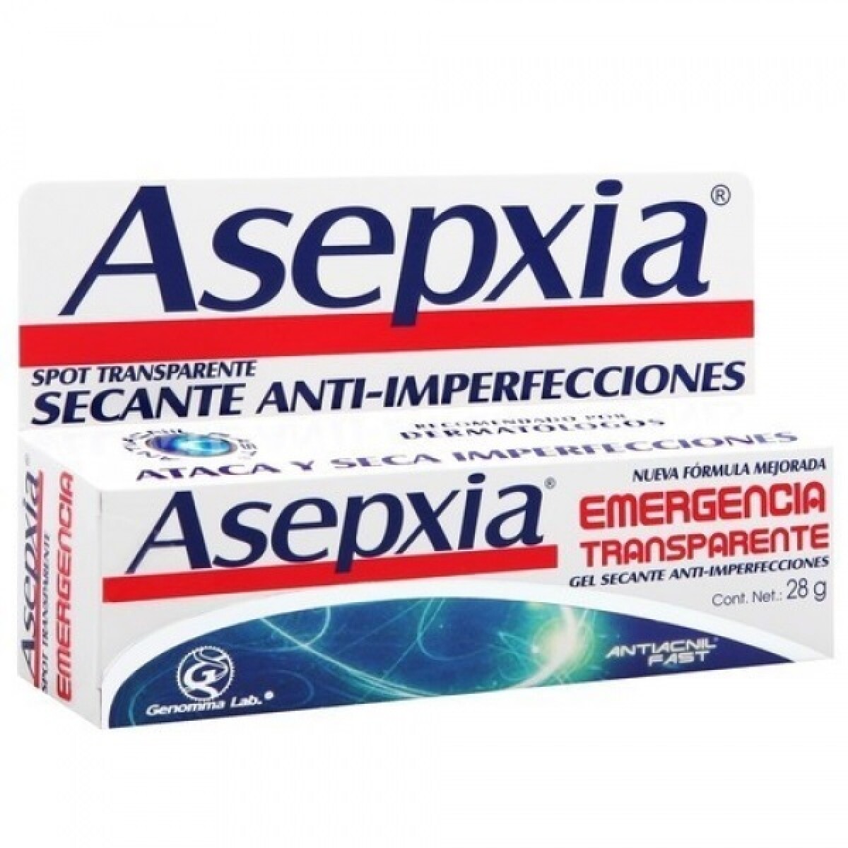 Gel Secante Asepxia Emergencia Transparente 28 Grs. 