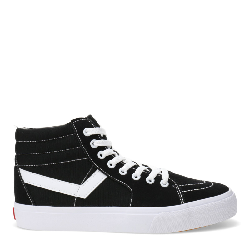 Championes de Hombre PONY Old School Canvas HI Men Negro