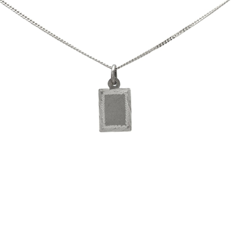 Dije Medalla Chapa-Plata 925-Sin Piedra-CP4340 sinpiedra