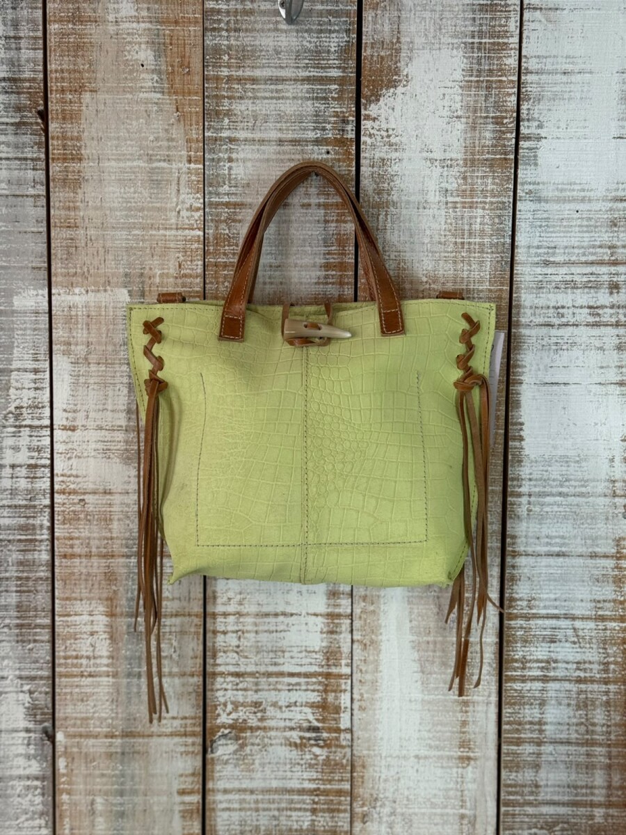 Cartera Texas Medium - Lima Croco 