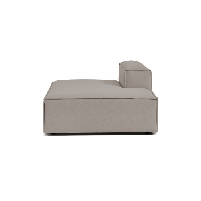 Sillón Nicole Chaise Lounge Simple Derecho Gris