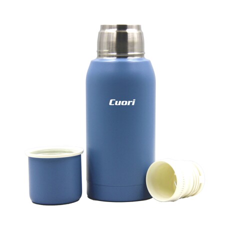 Termo Cuori Botti 750ml de acero Inox con tapón cebador Azul