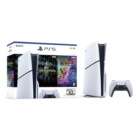 Consola PlayStation 5 Slim con Lectora + Returnal + Ratchet & Clank Consola PlayStation 5 Slim con Lectora + Returnal + Ratchet & Clank