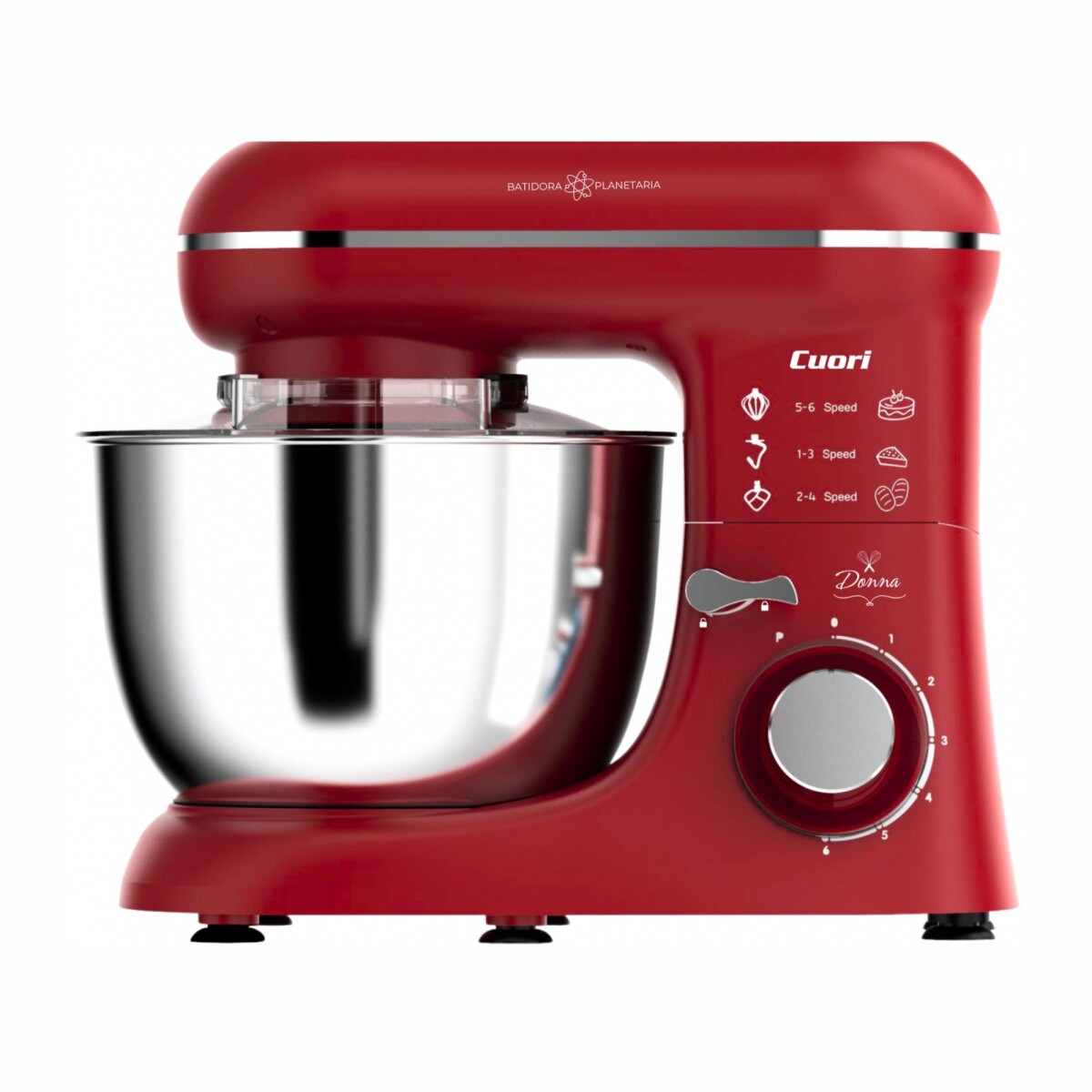 Batidora Planetaria CUORI Donna 1000W Con Bowl 4,5L 