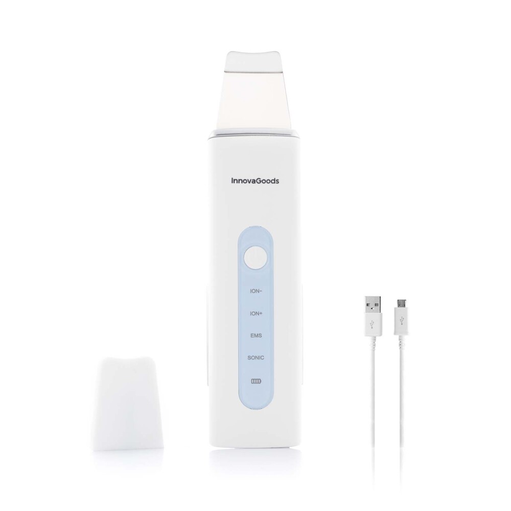 LIMPIADOR FACIAL ULTRAS 4EN1 ABS-Y-ACERO-INOXIDABLE AZUL INNOVAGOODS