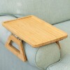 Bandeja soporte posa vasos para sillon de bambú Bandeja soporte posa vasos para sillon de bambú