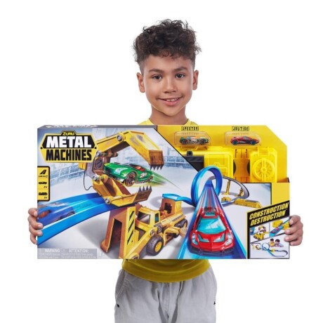 Pista Metal Machines Construcción Destrucción 2 Vehículos 001
