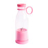Licuadora Portátil Recargable Botella Con Agarre Usb Jugo Variante Color Rosa