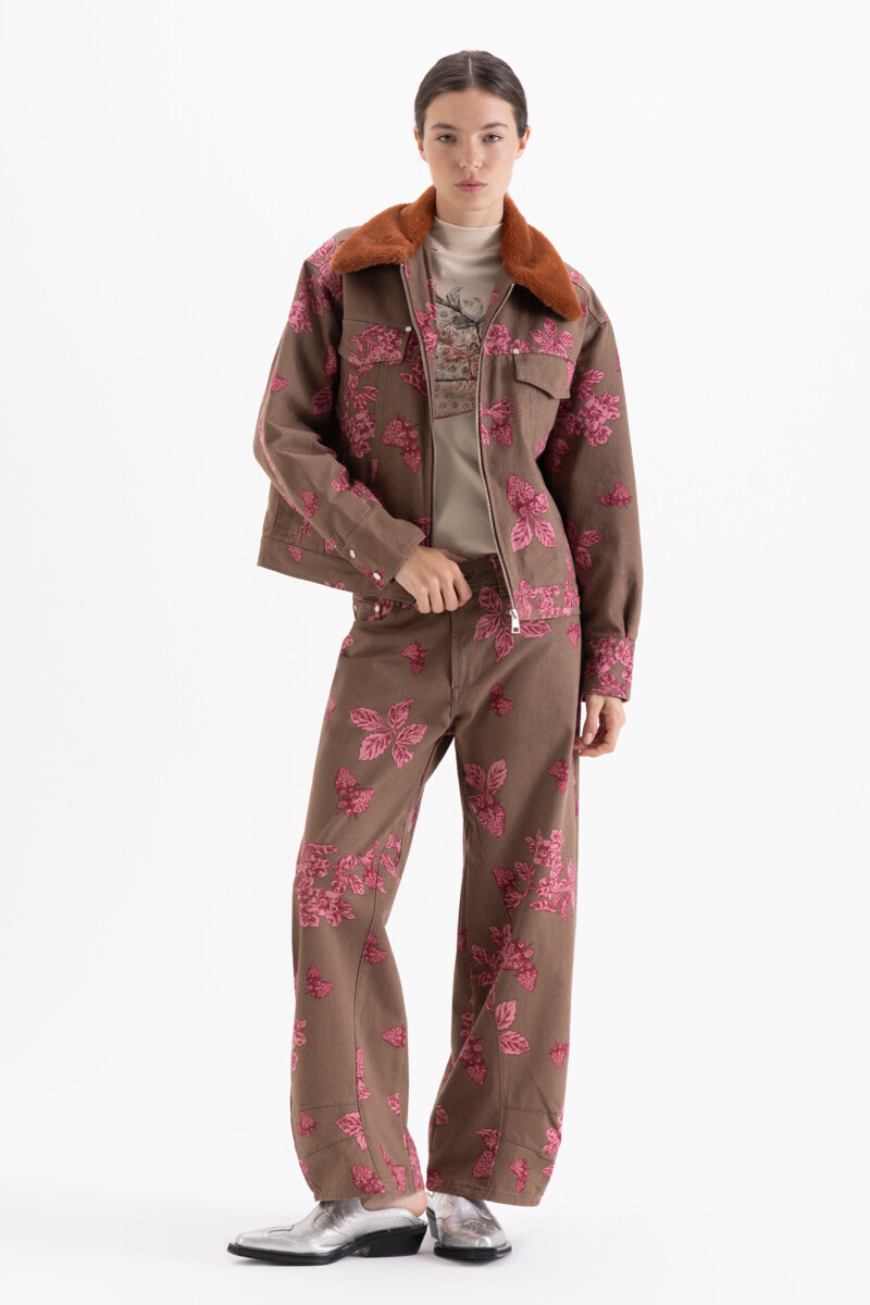 PANTALON FRUIT Marron