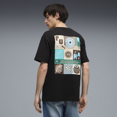 Remera Sunset Drive Relax 63439501 Negro
