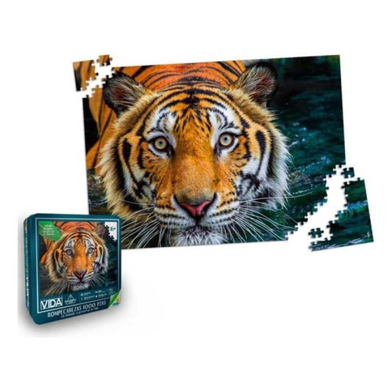 Puzzle en lata Colección Vida Tigre x1000 piezas Ronda Puzzle en lata Colección Vida Tigre x1000 piezas Ronda