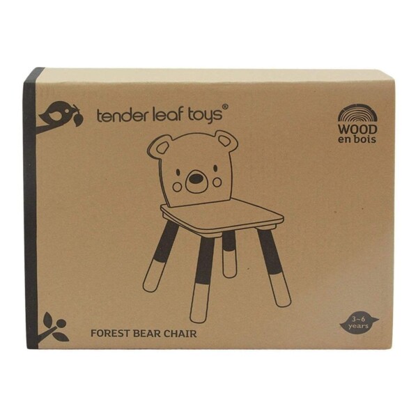 Juguete Silla De Madera Oso Del Bosque Tender Leaf Niños Juguete Silla De Madera Oso Del Bosque Tender Leaf Niños