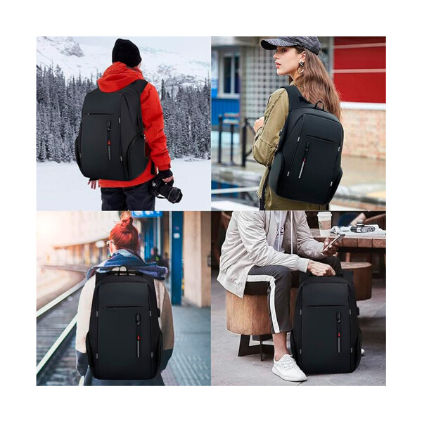Mochila Impermeable Antirrobo Urbana USB Notebook Casual Mochila Impermeable Antirrobo Urbana USB Notebook Casual