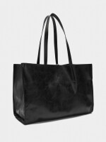 Bolso Shopper Con Colgante negro