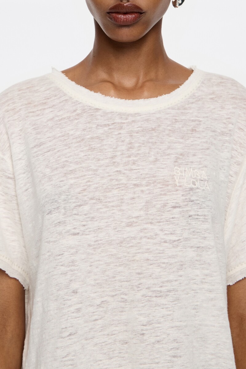 CAMISETA Marfil