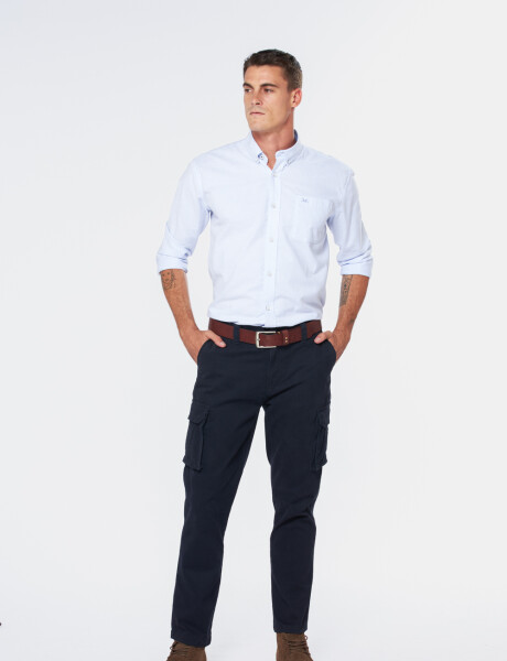 PANTALÓN CARGO Azul