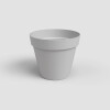 MACETA CAPRI POT 35 GRIS CLARO