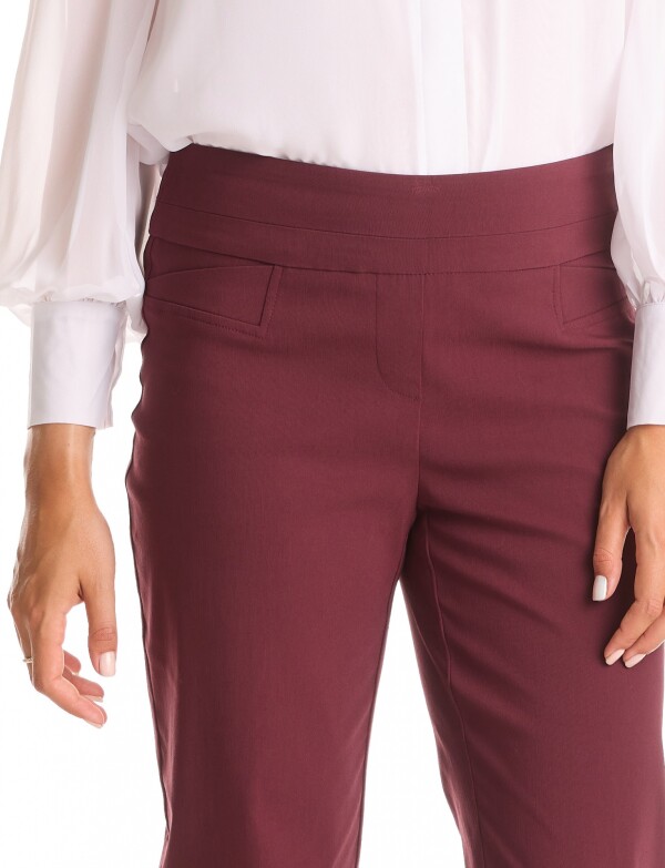 Pantalon Slim BORDEAUX