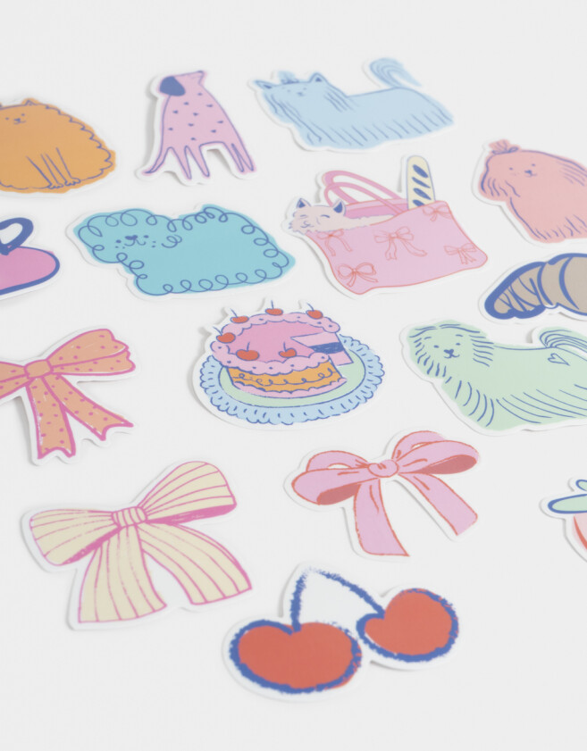 Stickers y Album Stickers Animalito Set De Stickers Para Botellas - Combinacion Multicolor