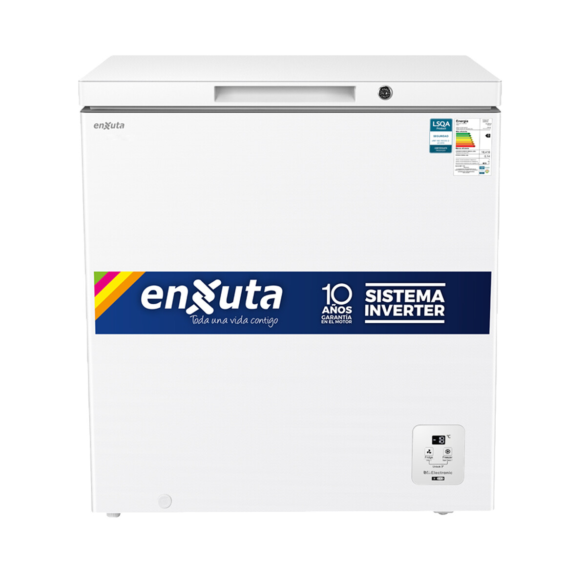 Pausado Freezer Horizontal Enxuta Fhenx16200 198 Lt Funcion Dual Color Blanco 