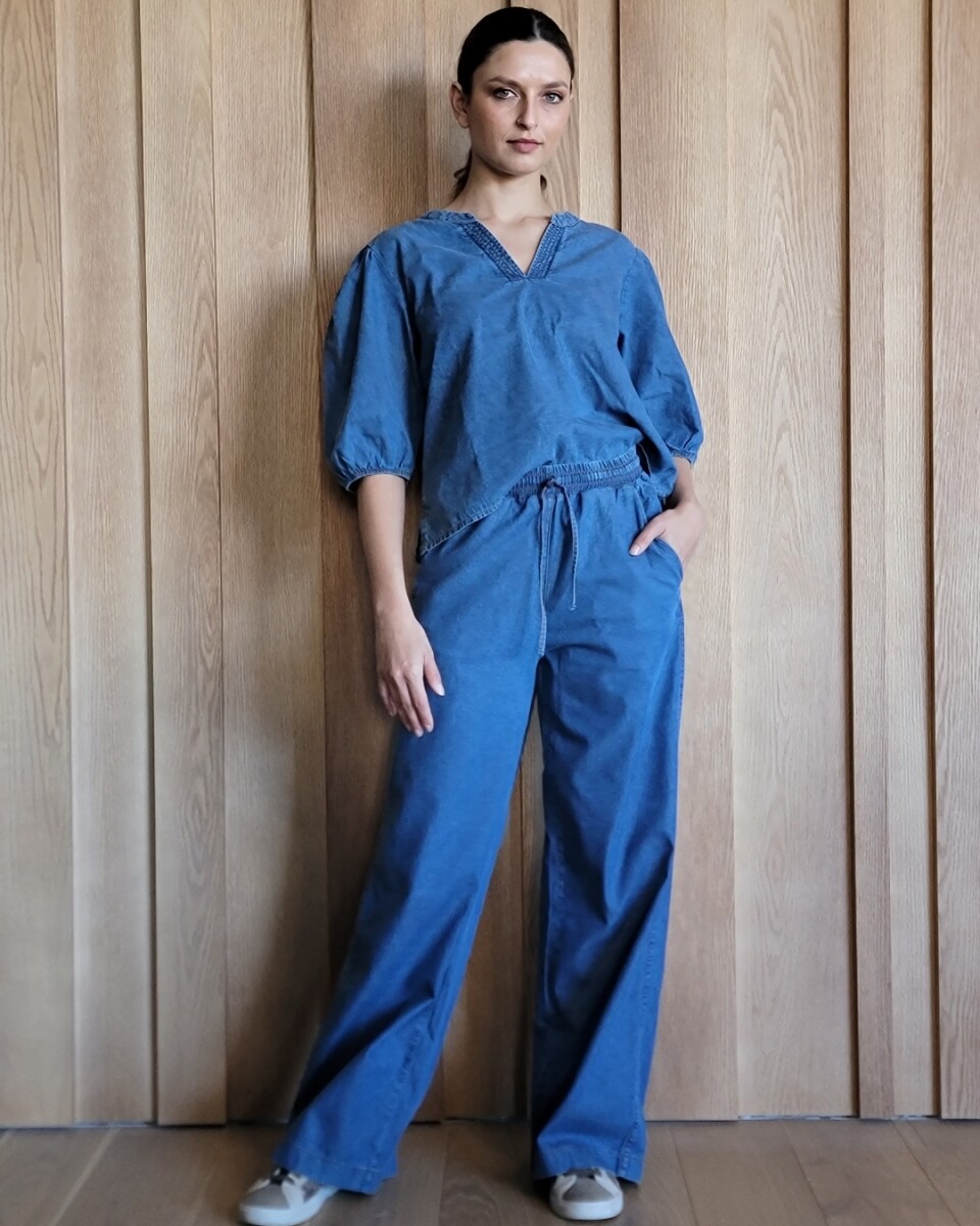 Pantalón Cactus - Denim Azul 