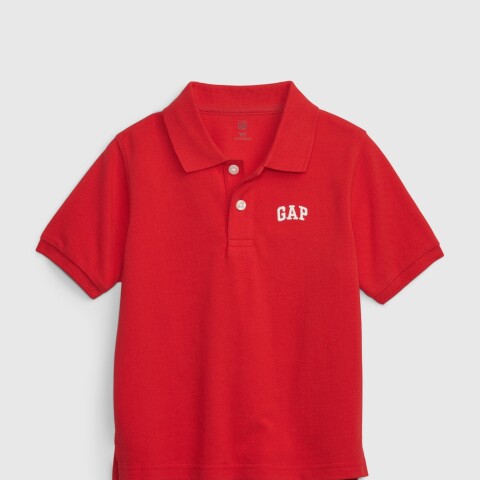 V-IE LOGO POLO PURE RED V2