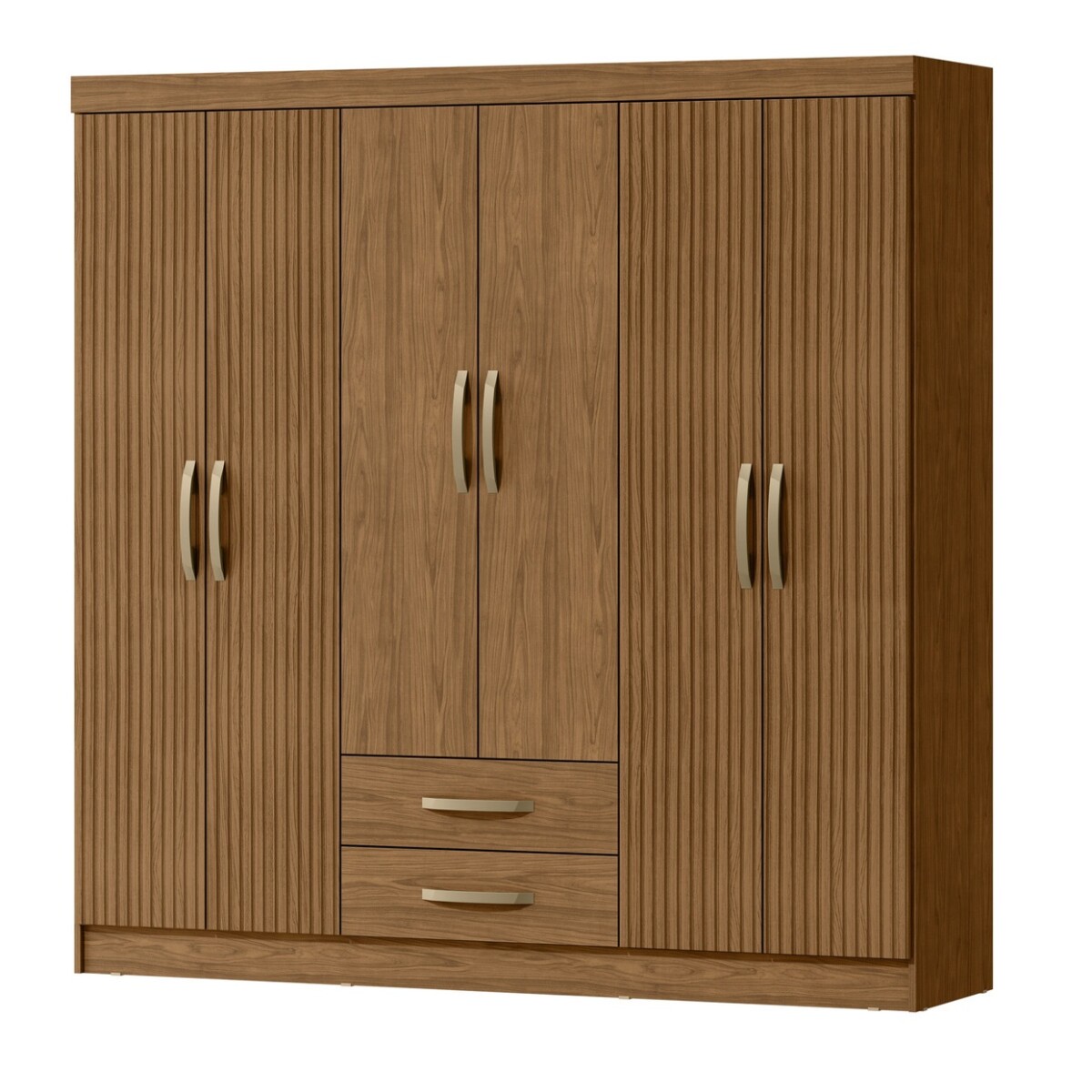Ropero Placard 6 Puertas 2 Cajones 10 Estantes 