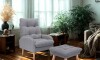 Combo Poltrona con Puf - Nantes Gris