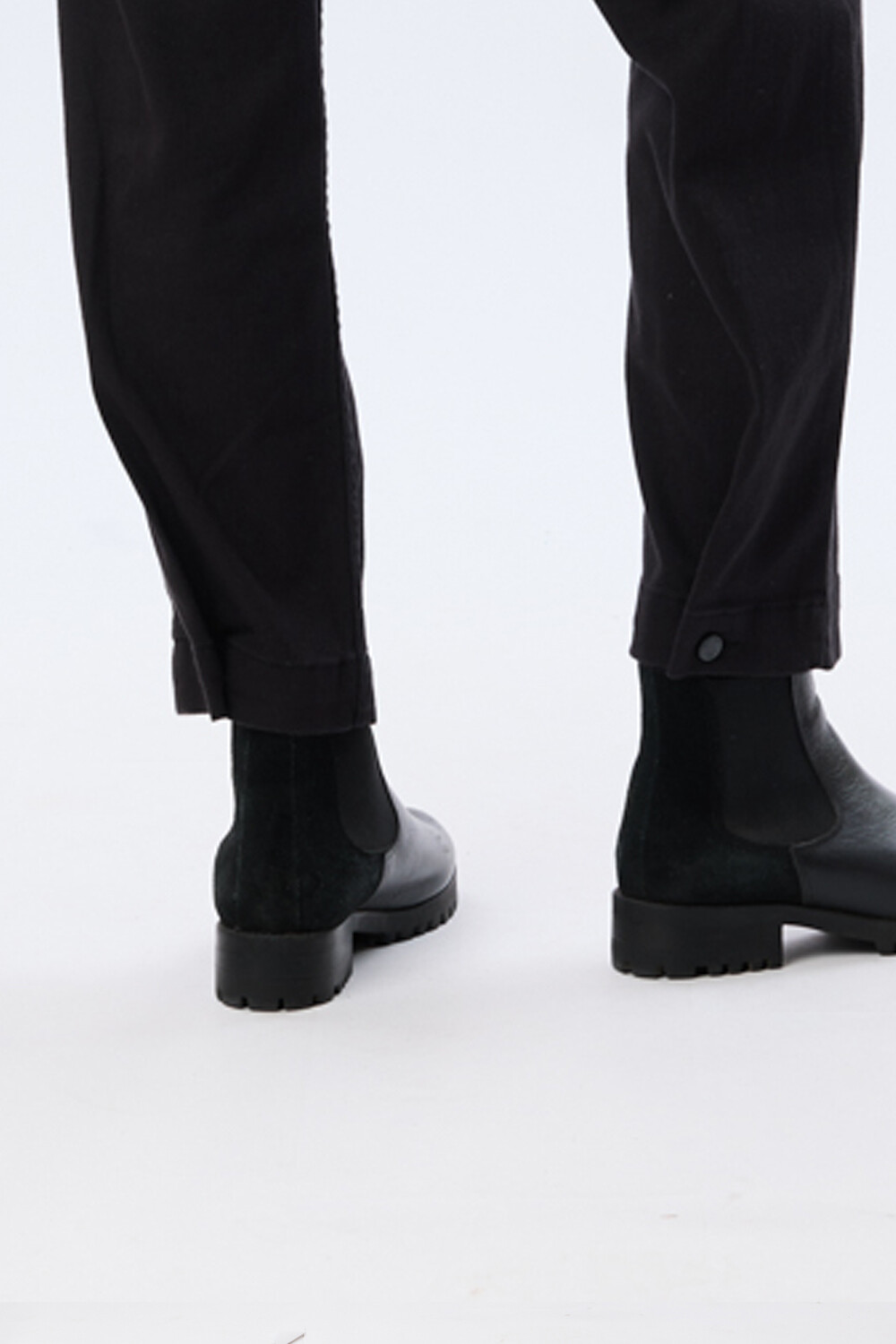PANTALÓN DE GABARDINA Negro