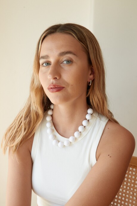 COLLAR VILMA BLANCO