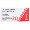 Atenolan 50 mg 20 Comprimidos Atenolan 50 mg 20 Comprimidos
