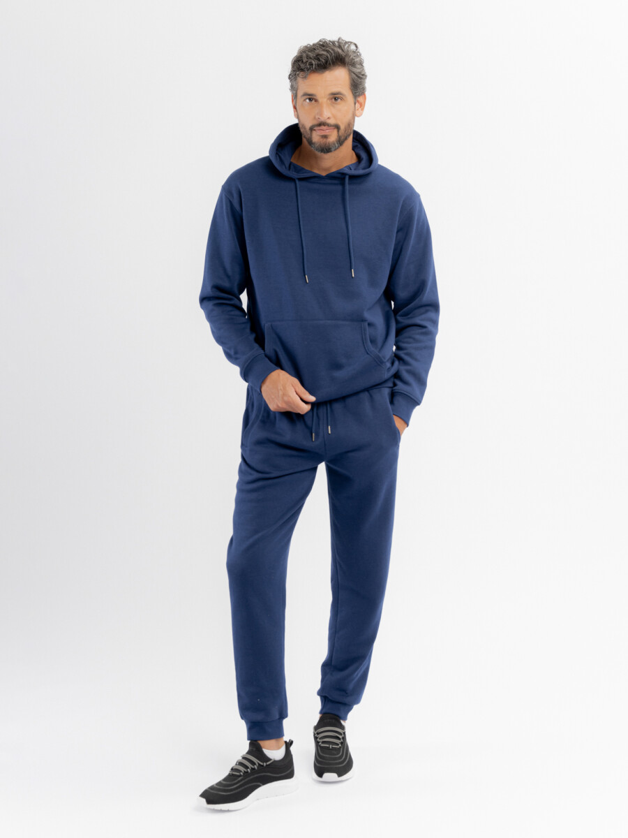 Pantalon felpa Leo - azul marino 