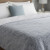 Frazada con Corderito King Size Home Class 240 x 260 cm HOJA CELESTE