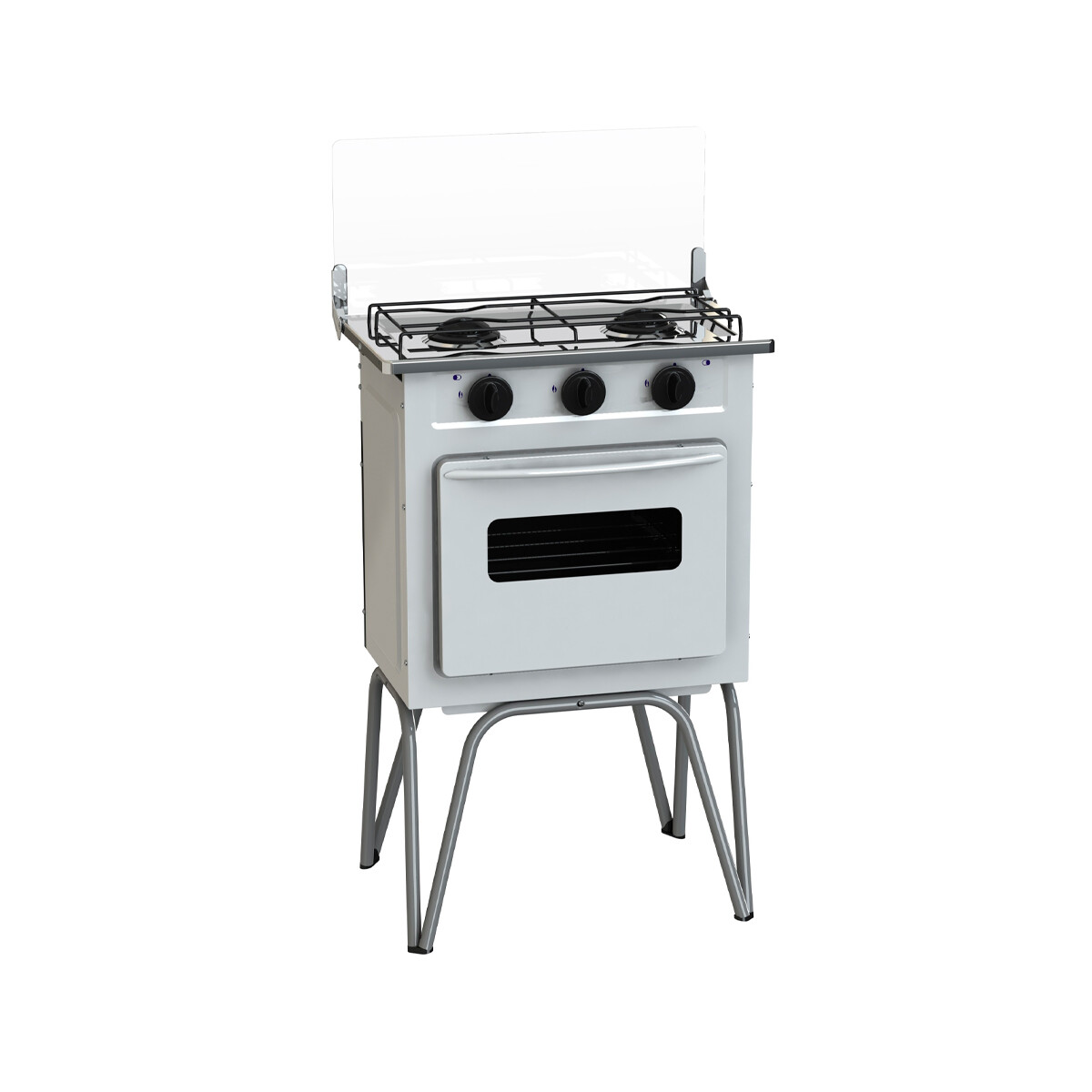 Cocina 2 Hornallas Horno Super Gas Queen 