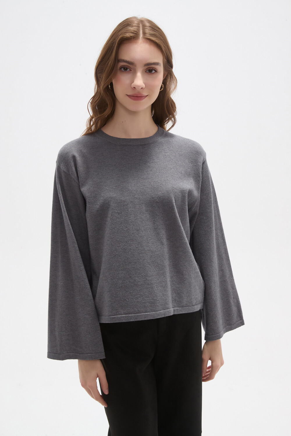 Remera Valic Gris Melange Oscuro