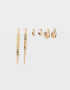 Aros Sets Vintage Set De Aros Vintage - Dorado