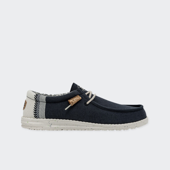 Zapatos Hey Dude Wally Linen Azul